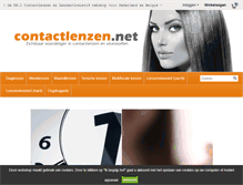 Tablet Screenshot of contactlenzen.net